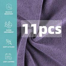 11 Pack Makeup Remover Cloths, 12 X 12 Inch Makeup Towels Soft Microfiber Face Towels, Reusable Makeup Remover Cloths For All Skin Types, Gentle And Effective Facial Washing Experience,Spa, Facial, Wedding, Holiday, Bulk Gift - Multicolor - View 9