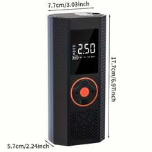 这款多功能汽车应急启动器集便携式空气压缩机、无线气泵、汽车电瓶增压器、移动电源和LED手电筒于一体(配备7.4/14.8V 2000mAh锂离子电池)。适用于汽车、摩托车、自行车和篮球等,是汽车配件、必备路边设备以及礼品的理想之选。 - 无线 - 查看 9