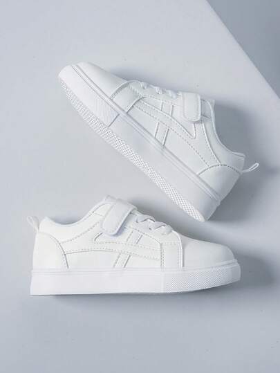 儿童时尚简约魔术贴校园休闲运动鞋，春秋季