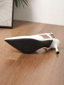 2026 New White High Heel Shoes For Women, Pointed Toe Fairy Style, Versatile Backless Sandals To Pair With Dresses - White - View 8