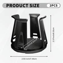 2 Pack 2026 Upgraded Car Cup Holder, Self-Adhesive Vehicle Cup Holder, Essential For Securing Water Bottles And Beverages - Car Coasters - View 7