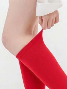 1 Pair Unisex Calf Varicose Vein Compression Stockings, Leg Sleeves Snug Fit, Elastic, Breathable, Moisture-Wicking, Suitable For Outdoor Activities, Gym, Running, Hiking, Cycling, All Seasons Christmas Gift
