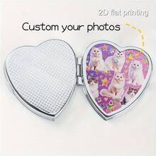 1PC Custom (2D Flat Printing) Pill Box,Mini Pill Box,Household Portable Storage Box Decorative Box For Pockets Purses Travel Metal Organizer For Medication, Vitamins, Jewelry, Earringsfor Valentine's Day Gifts - YH - View 12