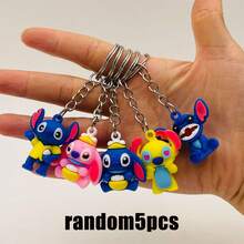 Disney License: Random 5/10/20 Stity Silicone Keychain Bag Hanging Toy Birthday Gift - Multicolor - View 9