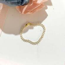 1 chiếc vòng tay tennis đính đá Cubic Zirconia 2.5mm cổ điển dành cho nữ - Vòng tay mắt ngựa - Xem 8