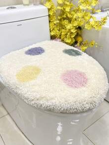Bath Rug Set - Apfelförmiger Deckel + Bodenmatte (2-teiliges Set) - Übersicht 7