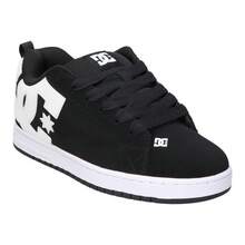 DC SHOES | DC Shoes Court Graffik Herren-Sneaker in Weite H – Schwarze Freizeit-Sneaker mit weißen Details – Schnür-Sneaker – Urbaner Stil – Bequem und vielseitig – Modell 300529-001 - Weiss - Übersicht 2
