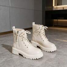 Women's Snow Boots Warm Winter BootsWaterproof Comfortable Combat Boots Boots For Women Botas Para Mujer Botas De Invierno Para Mujer - Màu be được cải tiến - Xem 2