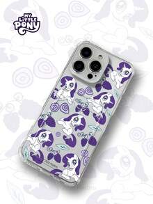 MY LITTLE PONY Official Genuine Cartoon Girly Phone Case, Card Holder Phone Case, Compatible With Apple 17, 17 Air, 17 Pro, 17 Pro Max, 11, 12, 13, 14, 15, 16 Pro, 16 Pro Max, 14 Plus, 15 Plus, 16 Plus, 15 Pro Max, 16 Pro, 16 Pro Max, XR, XS Max - Clear - View 3
