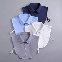 1pc Women's Detachable Denim Pointed Collar Shirt Collar Accessory, Versatile Clothing Accessory Suitable For Autumn/Winter - Multicolor - View 9