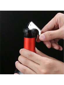 硅胶密封酒塞，防漏酒瓶盖，适用于红酒、香槟、啤酒，手动按压真空酒塞 - 彩色 - 查看 7