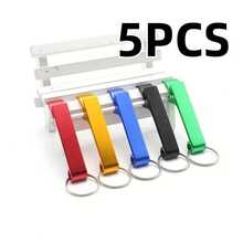 5pcs, 3pcs, 1pcs Bottle Openers, Beer Bottle Openers/Soda Bottle Openers, Keychain Bottle Openers, Aluminum Multifunctional Bottle Openers, Suitable For Parties, Festivals, And Gatherings - 彩色 - 查看 14