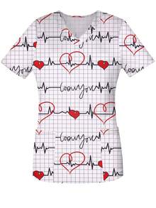 手术服上衣 - 彩色 - 查看 3