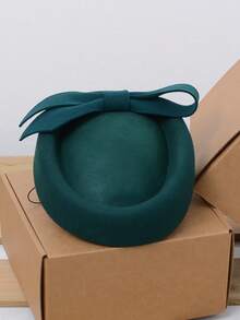 Mũ Fascinators vành rộng thanh lịch dành cho nữ, nơ lớn, thích hợp cho các dịp trang trọng, mũ Kentucky, mũ cưới, mũ cô dâu, mũ cocktail, mũ trà, mũ Fedora đỉnh bằng. - 04801174 - Xem 4