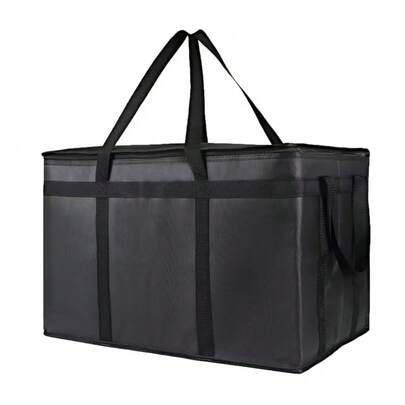 1pc Extra Large Reusable Insulated Lunch Bag, Vacuum Sealed Food Warmer/Cooler Bag For Picnic, Camping, Commuting, Lunch, Foldable Car Storage Box, Suitable For Shopping, Takeout, BBQ, Picnic, Travel, Party, Family Gathering, Camping, Heat/Cold Retention, Easy To Clean