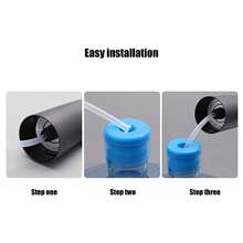 Water Dispenser For 5 Gallon Bottle, 600ml Quantitative Water Pump, Portable USB Charging Electric Bottle Pump,Multipurpose Dispenser For Home Camping For 2-5 Gallon Jugs - 黑色 - 查看 8