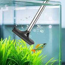 2-In-1 Retractable Metal & ABS Aquarium, Bathtub, Algae Scraper & Windshield Rain Remover Tool, Extends Up To 98cm (38.58 Inches), Multipurpose Surface Cleaner For Fish Tank, Windows, Outdoor/Indoor Use - Multicolor - View 4