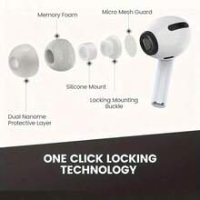 Luxury True Wireless Earbuds With Smart Noise Cancellation, Immersive Hi-Fi Sound, Health & Activity Tracking, Live Translation Capability, Long Battery Performance, Ergonomic Fit, Premium Tech Gift For Travel & Fitness - trắng - Xem 8