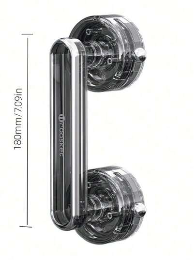 1pc Suction Cup Door Handle, No Drilling Required, For Glass Window, Sliding Door, Kitchen Cabinet, Fridge Drawer Pull