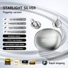 Nouveaux écouteurs sans fil TWS WoSD 2025 - Écouteurs avec clip - Design ergonomique sans fil inégalé, avec basses Dolby, appels stéréo HD ACC et son HIFI, en faisant le choix idéal pour les utilisateurs Android et les passionnés de sport et de musique ! - Taille Unique - Voir 12