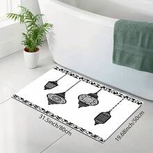 1件斋月灯笼图案吸水沥水垫，厨房装饰咖啡机垫，手工咖啡壶沥水垫，厨房地垫，餐桌垫，厨房台面餐具沥水垫，早餐垫，防滑耐热沥水垫，硅藻土沥水垫，遮盖污渍，超强吸水厨房垫，易清洁碗碟架垫，适用于厨房、餐桌、咖啡馆、酒吧、节日、派对、家居装饰、节日礼物 - 彩色 - 查看 20