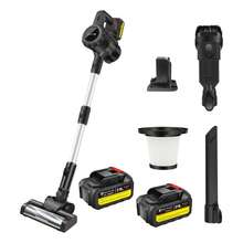 Vandise 3-In-1 Cordless Vacuum Cleaner (Handheld/Stick/Car Use) With 130,000 RPM Powerful Motor | Extra-Long 60-Min Runtime | Specialized For Pet Hair, Deep Carpet & Hardwood Floor Cleaning | Includes Rechargeable Battery & Multiple Attachments - 深灰色 - 查看 12