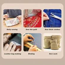 23-Piece Sewing Supplies Set, Portable Sewing Kit, Small Travel Sewing Accessories, A Delicate And Compact Commuter Sewing Case, Portable Adult And Home Sewing Storage Box, With Travel Tools. - Multicolor - View 4