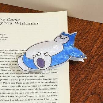 pocket monsters Pokemon Blue And White Cute And Innovative Hair Claw, Sweet And Adorable Hair Claw Clip, Hair Accessory, Hair Clip Made Of Acrylic Material, Fashionable And Versatile Hair Accessory And Headwear