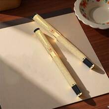 Bút bi đầu rồng mạ vàng sang trọng/Bút ký doanh nhân bằng kim loại cao cấp/Bút cao cấp dành cho nam và nữ/Dành cho đồng nghiệp, lễ tốt nghiệp, quà tặng khó quên hoặc làm quà tặng độc đáo/Ngòi bút thay thế được - Vàng - Xem 8