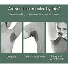 30/20/1片装腋下吸汗贴，一次性腋下吸汗贴，运动时除臭吸汗，抑制体味，减少异味，持久有效，透气隐形，吸汗贴片，轻薄吸汗，舒适无异味，使用方便，男女皆宜，适合炎热夏季使用（1片/20片/30片装），夏季降温、海滩、旅行必备。