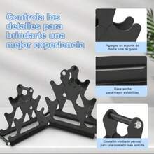 Soporte de Mancuernas Dumbbells not included 3 Niveles Estante de Alenamiento Mancuerna Profesional 34 * 30 * 9cm Soporte de Pesas Compacto Estante Exhibición Rack Gym para Gimnasio Peso 100Kg - como en la foto - Ver 3