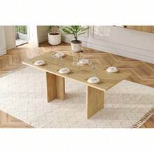 Matbord - Ek + MDF - Visa 10