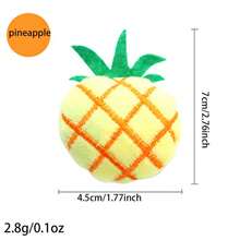 水果动物系列 - 猫薄荷填充毛绒玩具：不仅是猫咪的娱乐玩具，还能帮助缓解猫咪压力，提供舒适的陪伴；适合日常使用。