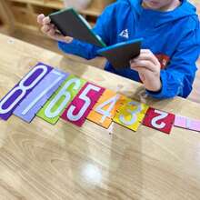 qixi 1 Set Numeric Separation And Combination Blocks Educational Toy, Felt Fabric Math Learning Model For Preschool And Elementary School, Develop Thinking Skills - Multicolor - View 7