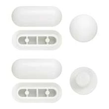 Toilet Seat Cushion, Toilet Seat Bumper, Noise Reduction Cushion, Toilet Seat Cushion Set, Universal Toilet Cushion, Replacement Cushion Pad - Multicolor - View 6