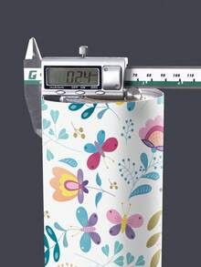 1 Roll 1m/3m/5m White Butterfly & Leaf Textured Artistic Style Wall Decor Wallpaper, Removable And Self-Adhesive Contact Paper, Vinyl Wallpaper For DIY Home Decor, Room Background, Bedroom, Kitchen, Living Room, Bathroom, Cabinet, Furniture Renewal - Multicolor - View 13