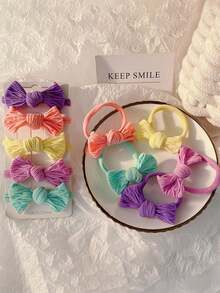 20/10/5/1pcs Set Chinese Style Red Bow Hair Scrunchies, Elastic Hair Ties, New Year Ponytail Hair Accessories ,Hair Rubber Bands ,Hair Rope Head Accessories - Multicolor - View 5