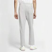 Nike Club Sportswear Club Fleece 长款针织运动裤，男款，浅灰色 - 黑色 - 查看 3