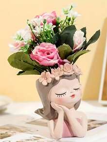 1 Bộ tượng bé gái ngủ tạo dáng sáng tạo, mang đến không khí cổ tích cho khu vườn - Thích hợp để trồng cây mọng nước và đựng dụng cụ trong hộp nhựa. - Nhiều màu - Xem 2