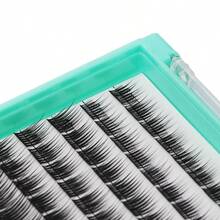 D322 Clusters D Curl Lash Clusters 182pcs 8-10-12-14-16mm +140pcs 10-12-14-16-18mm Mixed Individual Lashes Cluster Eyelash Extensions DIY At Home Reusable Soft Comfortable Wispy Lashes L 8-10-12-14-16mm+R-10-12-14-16-18mm Mixed - 如圖 - 查看 2