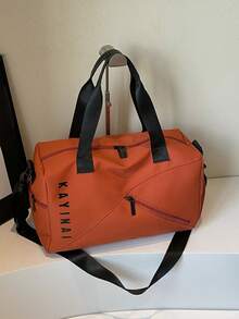 1个中号旅行包，男女通用健身包，户外旅行包，干湿分离收纳袋，个人行李包，通勤购物手提袋，健身休闲收纳袋 - 彩色 - 查看 18