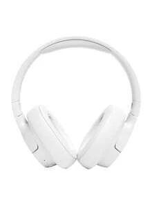 JBL TUNE 720BT 无线头戴式耳机，纯正低音音质。超长续航，音乐游戏两相宜，包耳式设计，全天佩戴舒适。 - 白色 - 查看 3