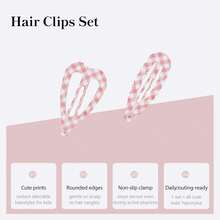 Decorative Hair Clips Set, Floral And Teddy Bear Pattern, Pastel Colors, 16 Pack, Girls Hair Accessories (Multi-Colored)Valentine's Day WBON - Nhiều màu 2 - Xem 3