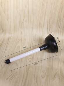 1pc Heavy Duty Sink Plunger | Kitchen Toilet Plunger | Powerful Toilet Plunger, Easily Unclog All Blockages | Bathroom Shower Drain Cleaner - White - View 5