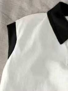 Tween Boy Casual Sleeveless Design Bullhorns And "HOWDY" Letter Print Tank Top - Black - View 4