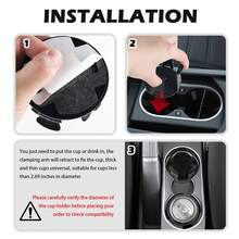 2 Pack 2026 Upgraded Car Cup Holder, Self-Adhesive Vehicle Cup Holder, Essential For Securing Water Bottles And Beverages - Car Coasters - View 6