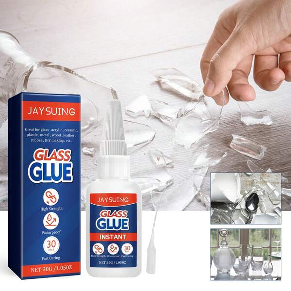 Pegamento de reparación de vidrio, pegamento de vidrio, cerámica de vidrio, pegado rápido y reparación de adhesivos acrílicos multifuncionales