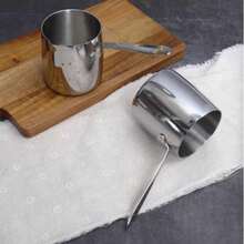 3pcs/Set Stainless Steel Coffee Pot, Milk Pot, Chocolate Pot, Hand Drip Coffee Maker - Silver - View 2