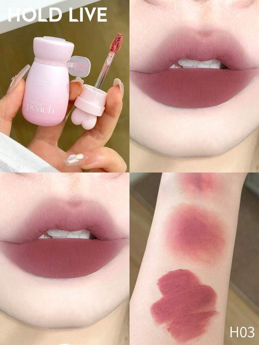 HOLD LIVE Matte Lip Gloss H03 Low Saturation Rose Beige Color - H03 - View 1
