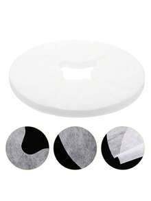 100pcs/Pack Disposable Headband, Hole Towel, Massage Table Knee Pad, Suitable For Beauty Salon, Large & Thick Non-Woven Massage Table Knee Pad, Anti-Stain And Anti-Dust, Applicable For Beauty Salon - Multicolor - View 10